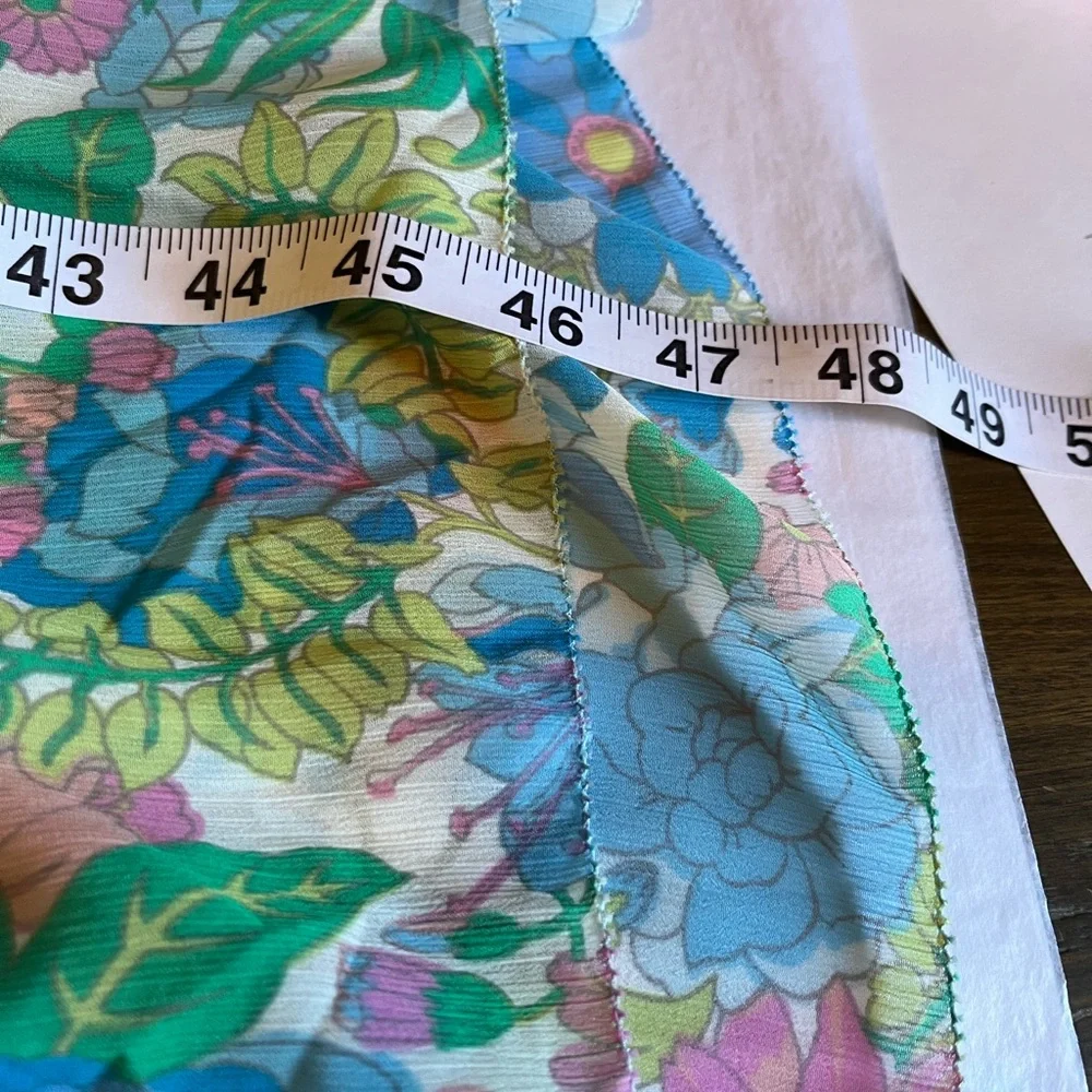 NWT J.Crew size S smocked ruffle midi dress in fairy floral